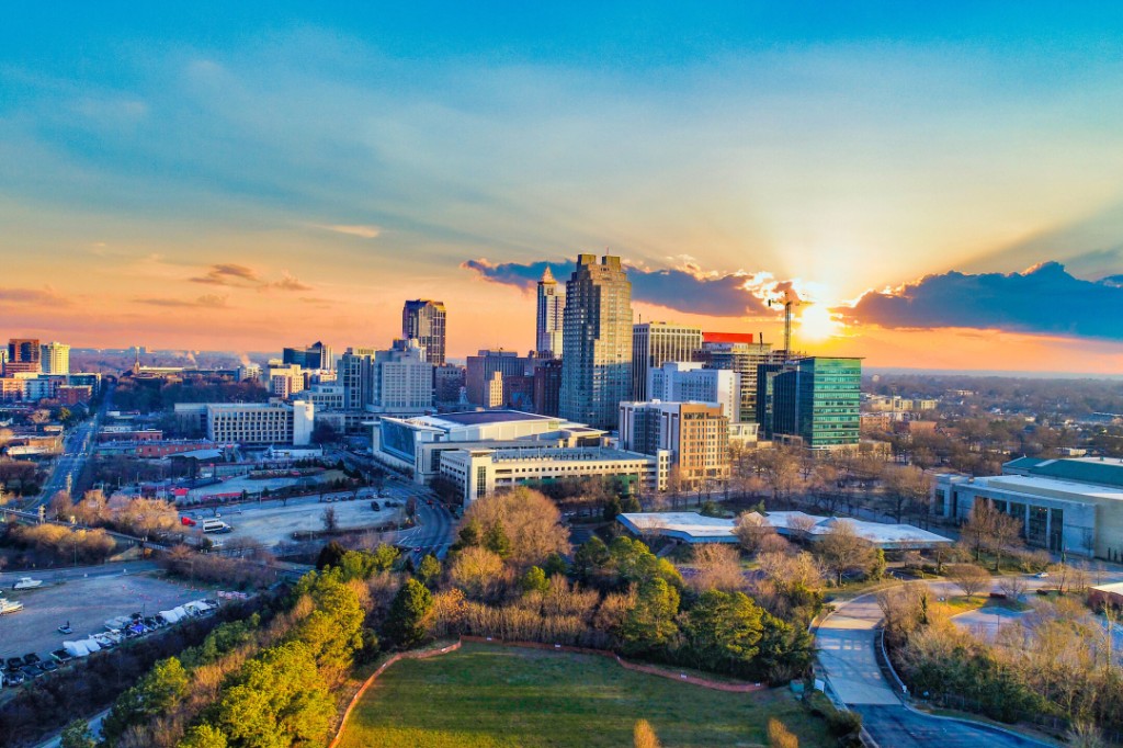 Raleigh, NC skyline